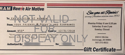 Gift Certificate